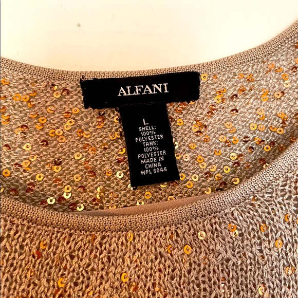 Cold-Shoulder Sequined Top - Picture 2 of 4